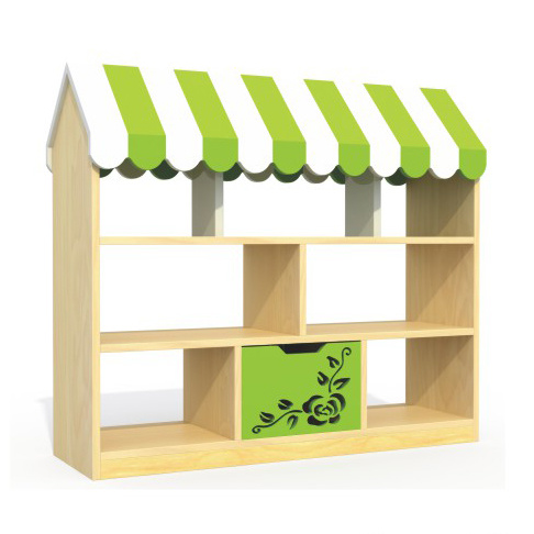 幼兒園實(shí)木家具兒童玩具柜